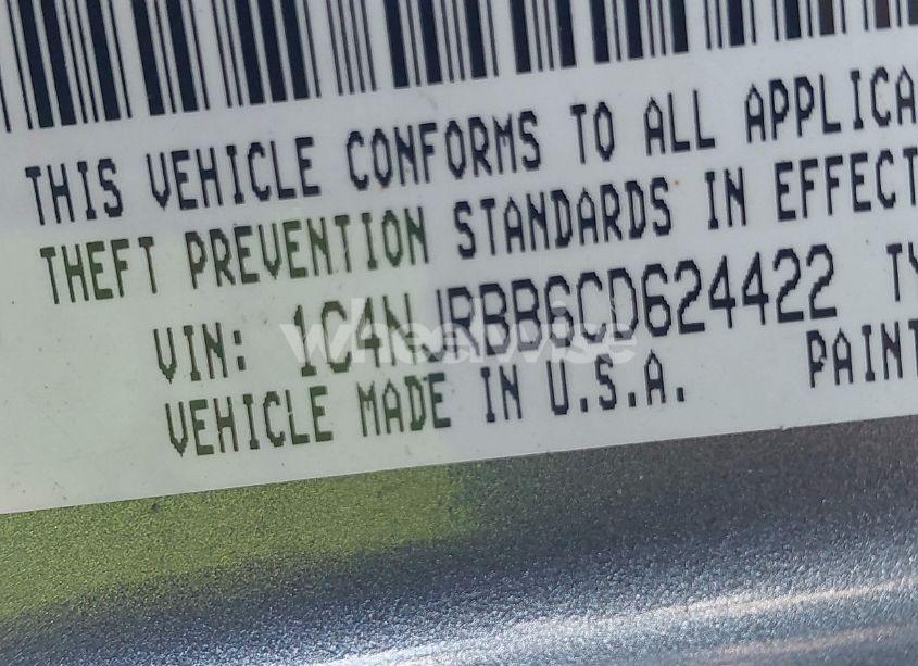 Photo 9 of 2012 Jeep Patriot SPORT (VIN 1C4NJRBB6CD624422)