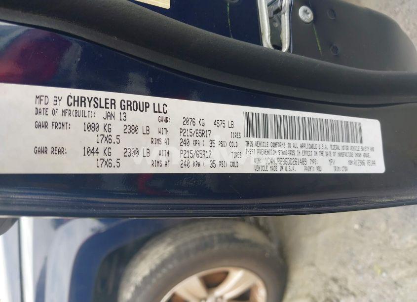 Photo 9 of 2013 Jeep Patriot SPORT (VIN 1C4NJRBB6DD261489)