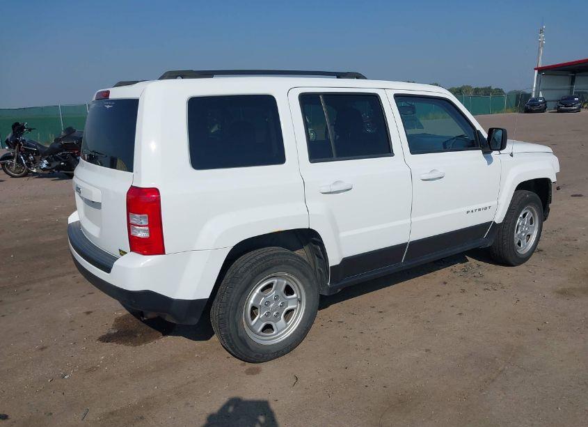 Photo 4 of 2017 Jeep Patriot SPORT 4X4 (VIN 1C4NJRBB6HD106754)