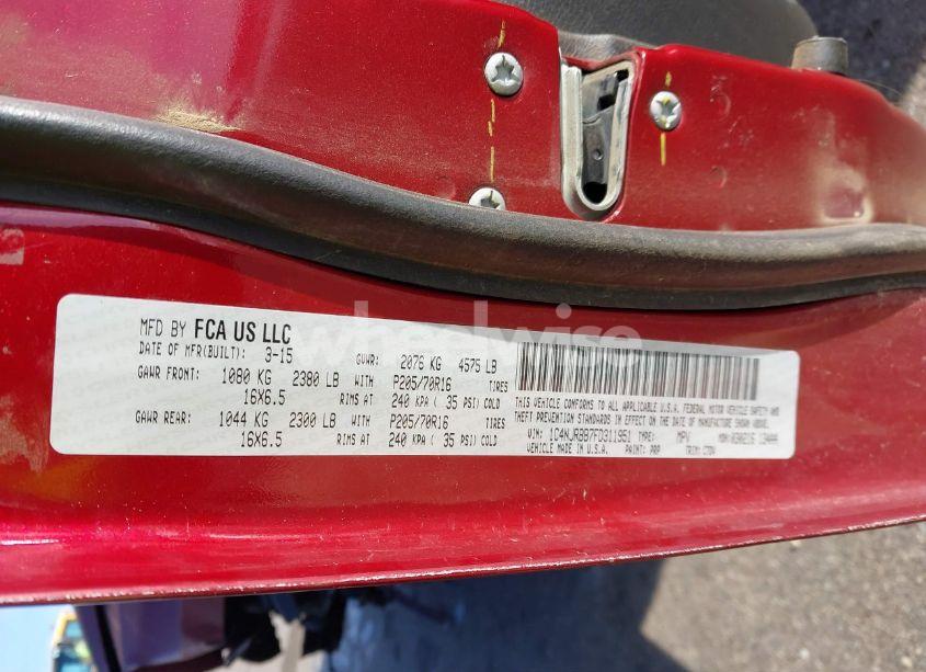 Photo 9 of 2015 Jeep Patriot SPORT (VIN 1C4NJRBB7FD311951)