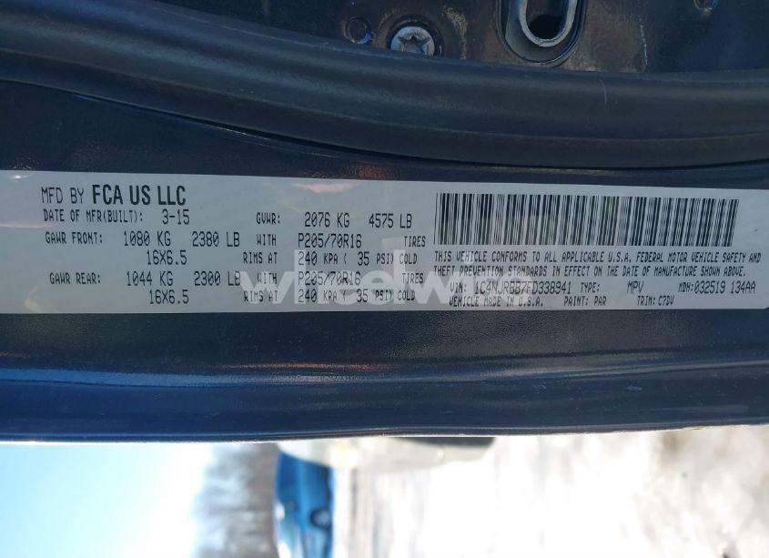 Photo 9 of 2015 Jeep Patriot SPORT (VIN 1C4NJRBB7FD338941)