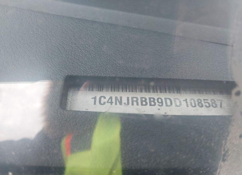 Photo 9 of 2013 Jeep Patriot SPORT (VIN 1C4NJRBB9DD108587)