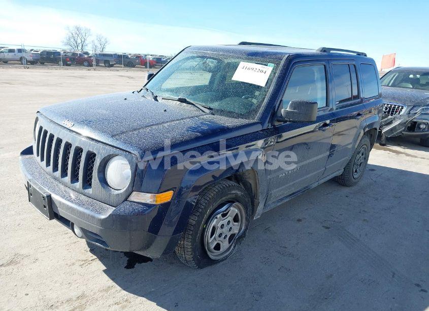 Photo 2 of 2016 Jeep Patriot SPORT (VIN 1C4NJRBB9GD508797)