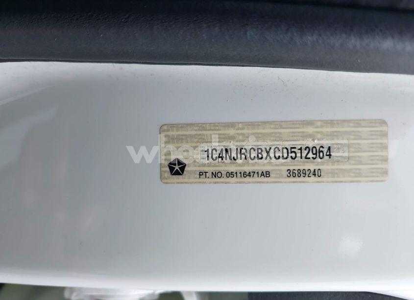 Photo 9 of 2012 Jeep Patriot LIMITED (VIN 1C4NJRCBXCD512964)