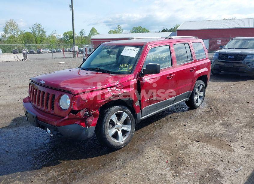 Photo 2 of 2017 Jeep Patriot HIGH ALTITUDE 4X4 (VIN 1C4NJRFB0HD194968)