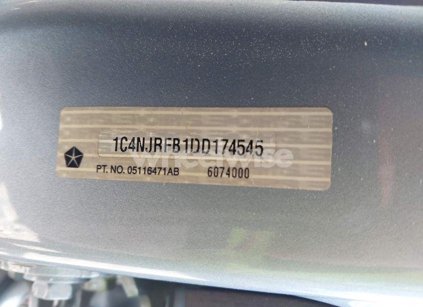 Photo 9 of 2013 Jeep Patriot LATITUDE (VIN 1C4NJRFB1DD174545)