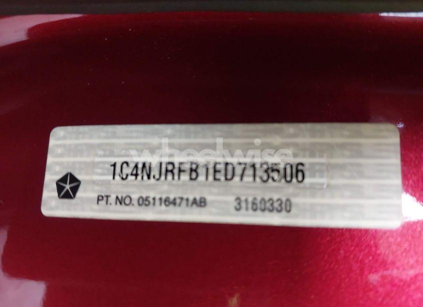 Photo 9 of 2014 Jeep Patriot LATITUDE (VIN 1C4NJRFB1ED713506)