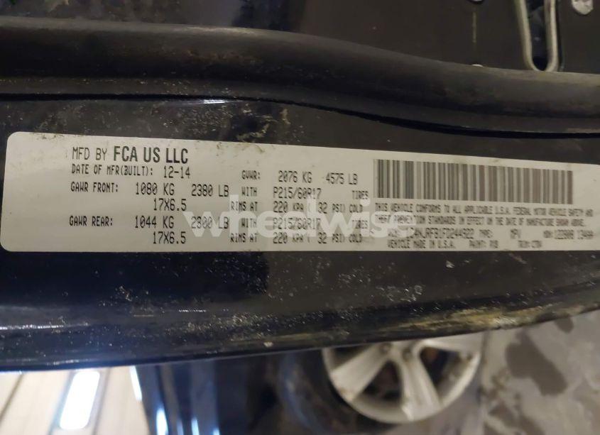 Photo 9 of 2015 Jeep Patriot LATITUDE (VIN 1C4NJRFB1FD244922)