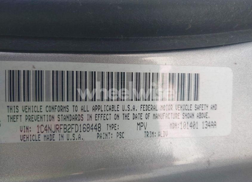 Photo 9 of 2015 Jeep Patriot HIGH ALTITUDE EDITION (VIN 1C4NJRFB2FD168448)