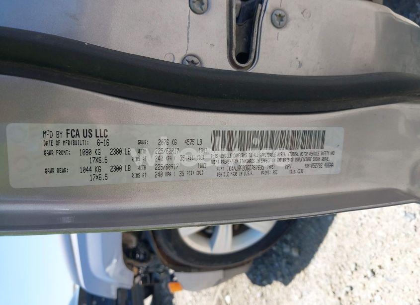 Photo 9 of 2016 Jeep Patriot LATITUDE (VIN 1C4NJRFB3GD767635)