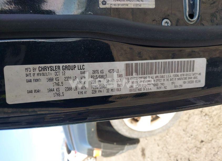 Photo 9 of 2013 Jeep Patriot LATITUDE (VIN 1C4NJRFB4DD174040)