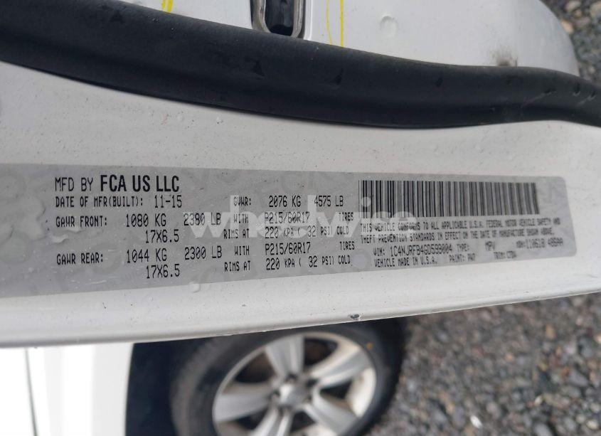 Photo 9 of 2016 Jeep Patriot LATITUDE (VIN 1C4NJRFB4GD599004)