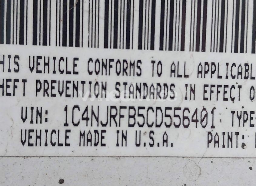 Photo 9 of 2012 Jeep Patriot LATITUDE (VIN 1C4NJRFB5CD556401)