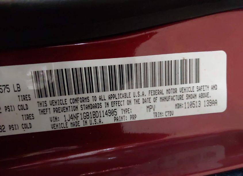 Photo 9 of 2012 Jeep Patriot LATITUDE (VIN 1C4NJRFB6CD625659)