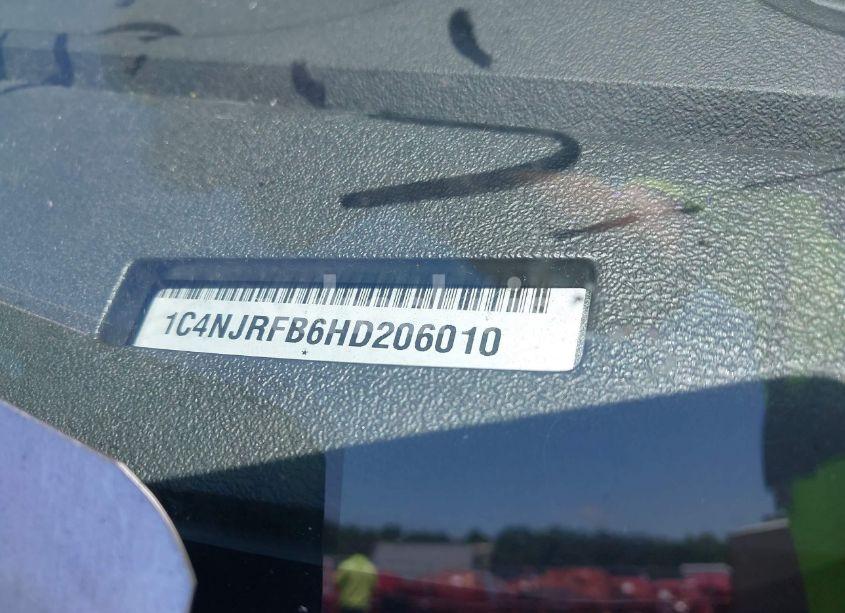 Photo 9 of 2017 Jeep Patriot HIGH ALTITUDE 4X4 (VIN 1C4NJRFB6HD206010)