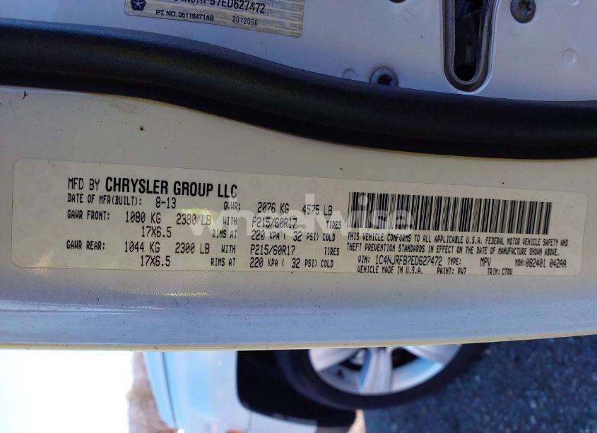 Photo 9 of 2014 Jeep Patriot LATITUDE (VIN 1C4NJRFB7ED627472)