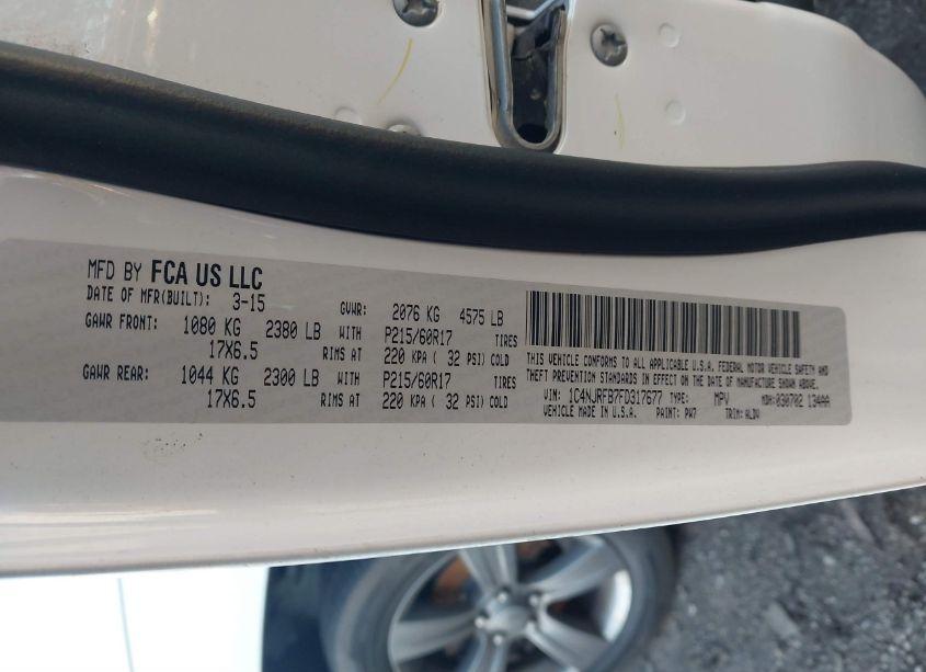 Photo 9 of 2015 Jeep Patriot HIGH ALTITUDE EDITION (VIN 1C4NJRFB7FD317677)