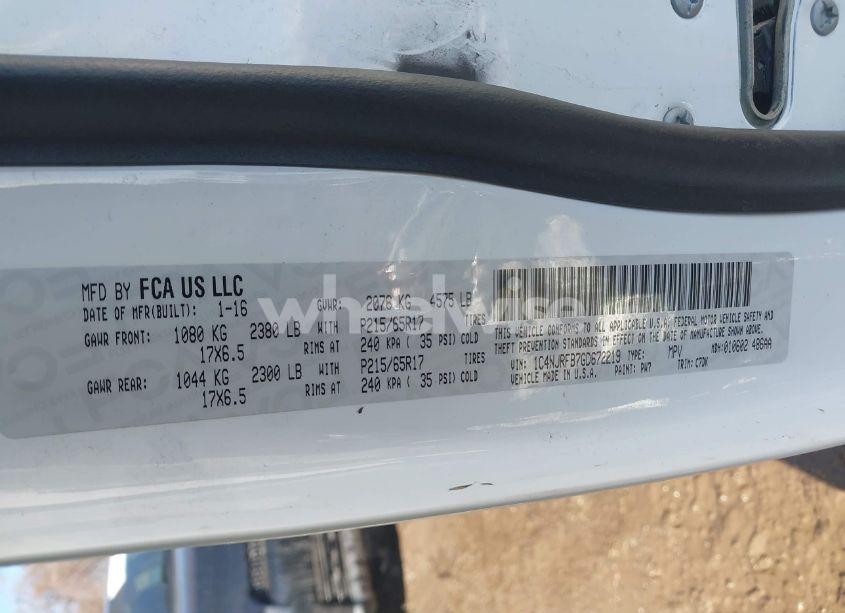 Photo 9 of 2016 Jeep Patriot LATITUDE (VIN 1C4NJRFB7GD672219)