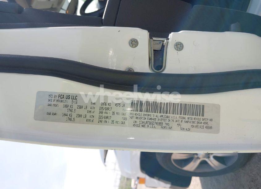 Photo 9 of 2016 Jeep Patriot HIGH ALTITUDE EDITION (VIN 1C4NJRFB8GD745999)