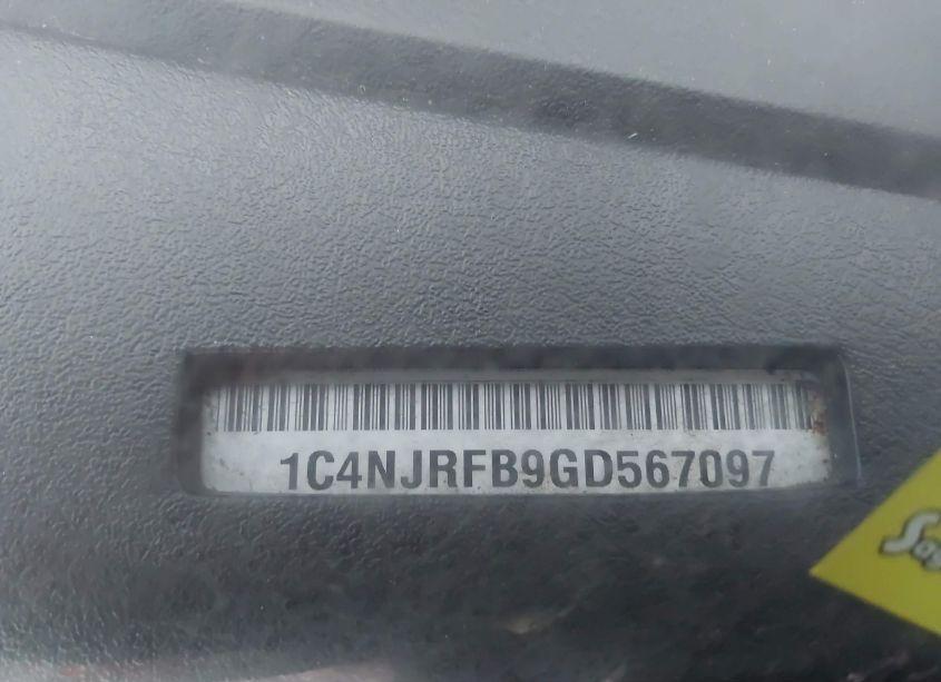 Photo 9 of 2016 Jeep Patriot HIGH ALTITUDE EDITION (VIN 1C4NJRFB9GD567097)