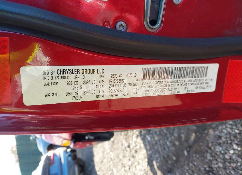 Photo 9 of 2013 Jeep Patriot LATITUDE (VIN 1C4NJRFBXDD248559)