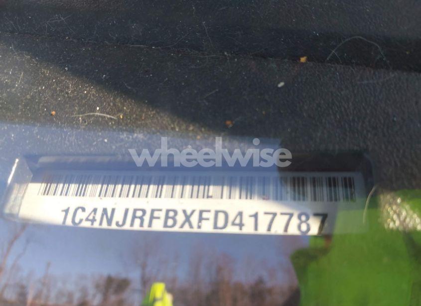 Photo 9 of 2015 Jeep Patriot LATITUDE (VIN 1C4NJRFBXFD417787)