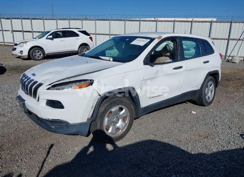 Photo 2 of 2015 Jeep Cherokee SPORT (VIN 1C4PJLAB0FW766443)