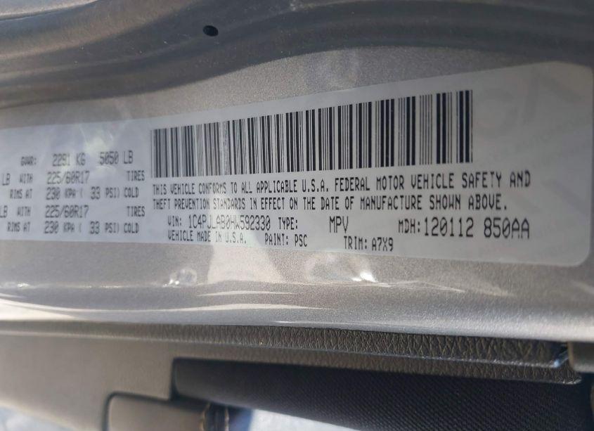 Photo 9 of 2017 Jeep Cherokee SPORT FWD (VIN 1C4PJLAB0HW592330)