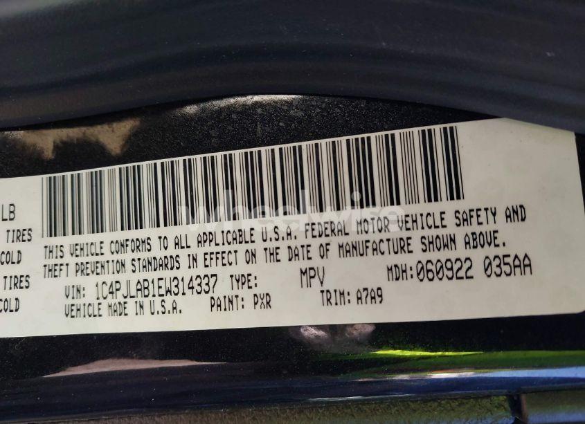 Photo 9 of 2014 Jeep Cherokee SPORT (VIN 1C4PJLAB1EW314337)