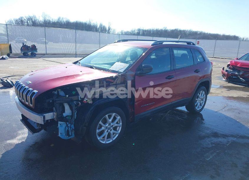 Photo 2 of 2015 Jeep Cherokee SPORT (VIN 1C4PJLAB2FW620884)