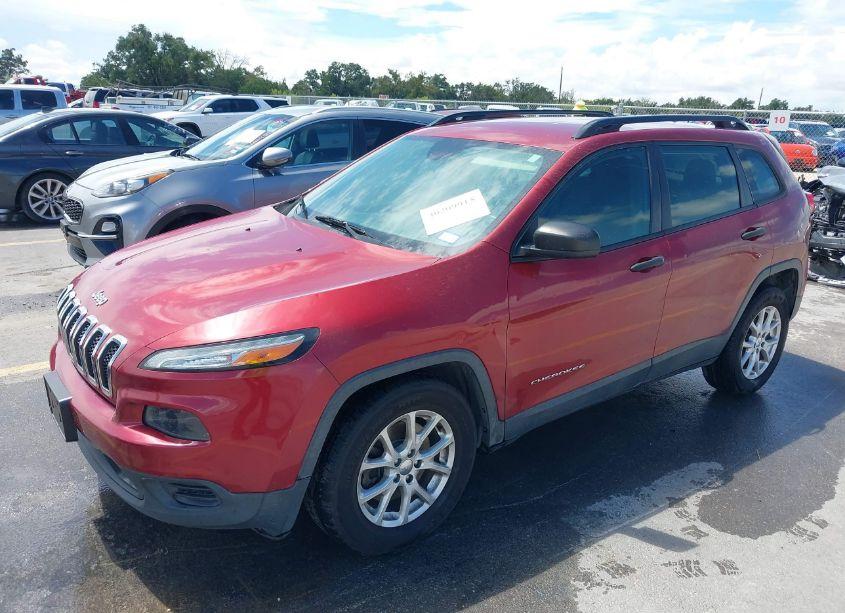 Photo 2 of 2016 Jeep Cherokee SPORT (VIN 1C4PJLAB2GW107121)