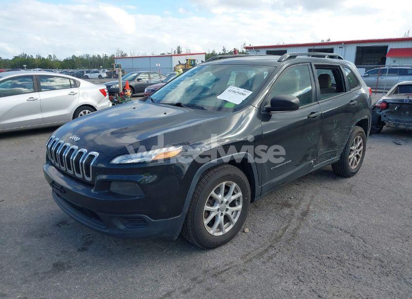 Photo 2 of 2015 Jeep Cherokee SPORT (VIN 1C4PJLAB4FW601978)