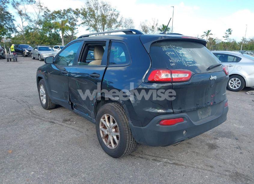 Photo 3 of 2015 Jeep Cherokee SPORT (VIN 1C4PJLAB4FW601978)