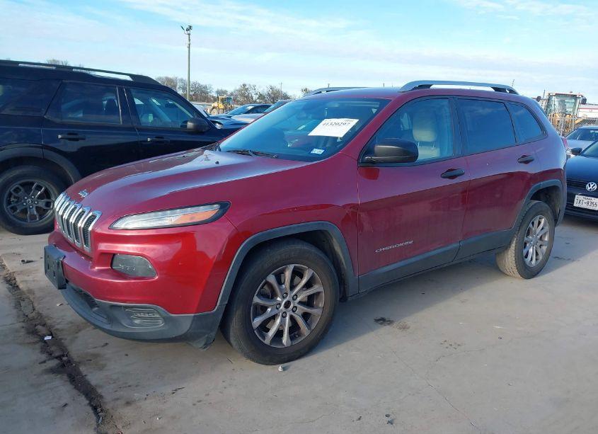 Photo 2 of 2015 Jeep Cherokee SPORT (VIN 1C4PJLAB4FW658049)