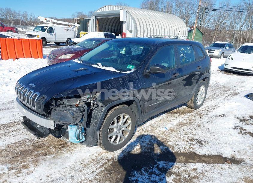 Photo 2 of 2014 Jeep Cherokee SPORT (VIN 1C4PJLAB5EW112858)