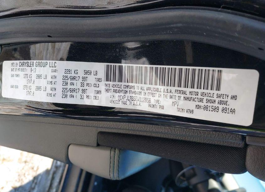 Photo 9 of 2014 Jeep Cherokee SPORT (VIN 1C4PJLAB5EW112858)