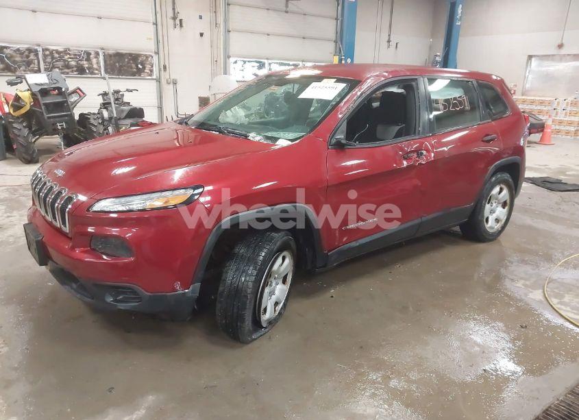 Photo 2 of 2014 Jeep Cherokee SPORT (VIN 1C4PJLAB6EW167447)