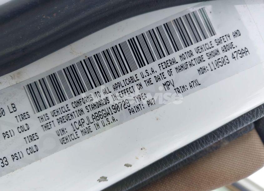 Photo 9 of 2016 Jeep Cherokee SPORT (VIN 1C4PJLAB6GW190729)