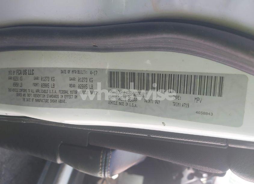 Photo 9 of 2017 Jeep Cherokee SPORT FWD (VIN 1C4PJLAB6HW669069)