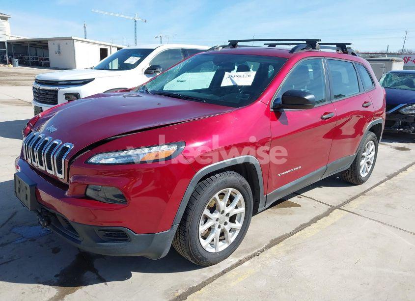 Photo 2 of 2015 Jeep Cherokee SPORT (VIN 1C4PJLAB7FW720785)