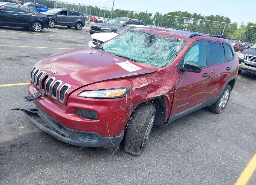 Photo 2 of 2017 Jeep Cherokee SPORT FWD (VIN 1C4PJLAB7HW592860)