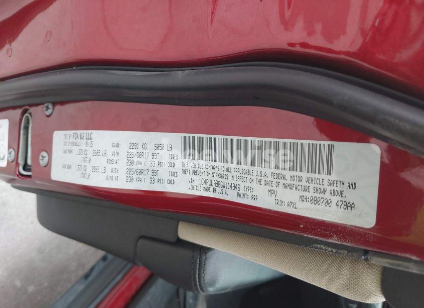 Photo 9 of 2016 Jeep Cherokee SPORT (VIN 1C4PJLAB8GW114946)