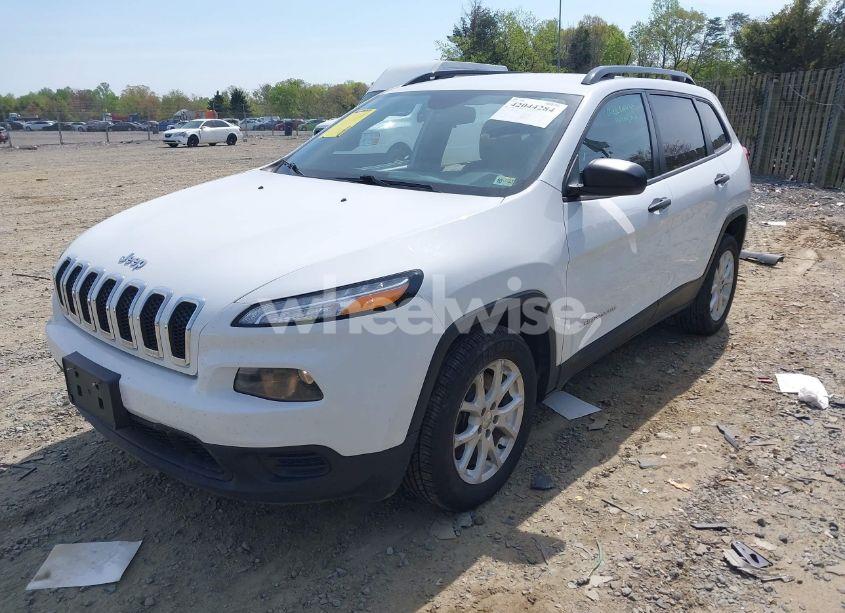 Photo 2 of 2016 Jeep Cherokee SPORT (VIN 1C4PJLAB9GW352580)