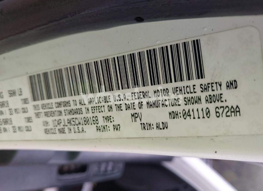 Photo 9 of 2012 Jeep Liberty SPORT (VIN 1C4PJLAK5CW180168)