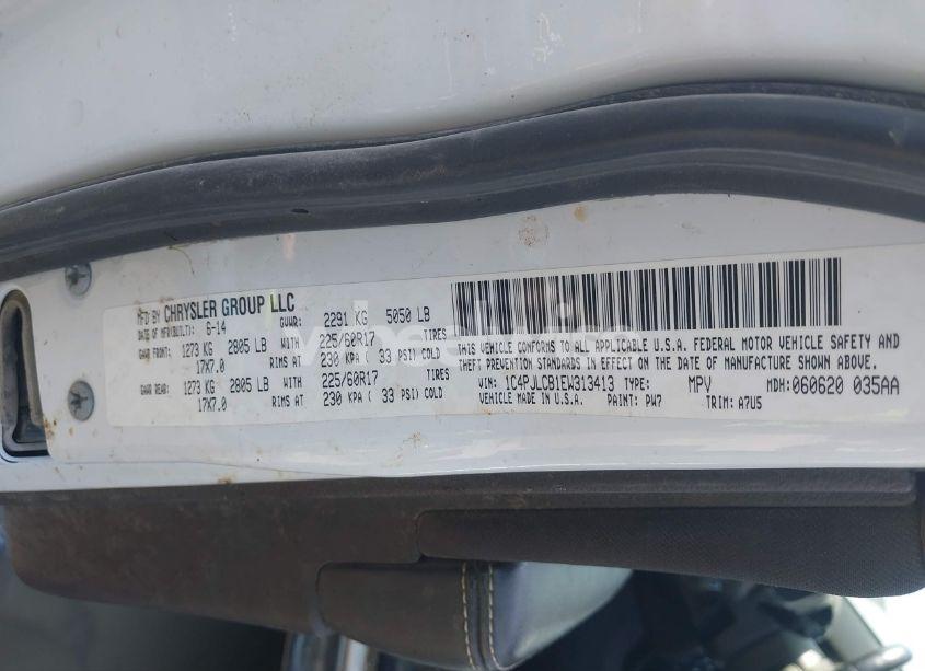 Photo 9 of 2014 Jeep Cherokee LATITUDE (VIN 1C4PJLCB1EW313413)