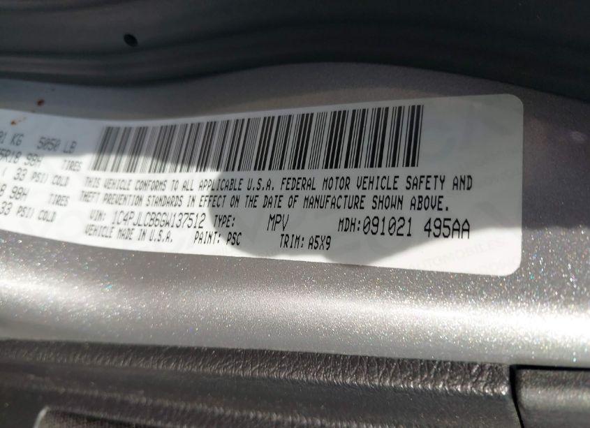 Photo 9 of 2016 Jeep Cherokee ALTITUDE (VIN 1C4PJLCB6GW137512)