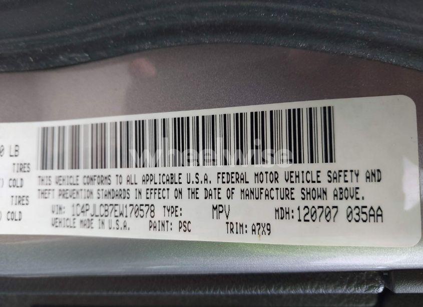 Photo 9 of 2014 Jeep Cherokee LATITUDE (VIN 1C4PJLCB7EW170578)