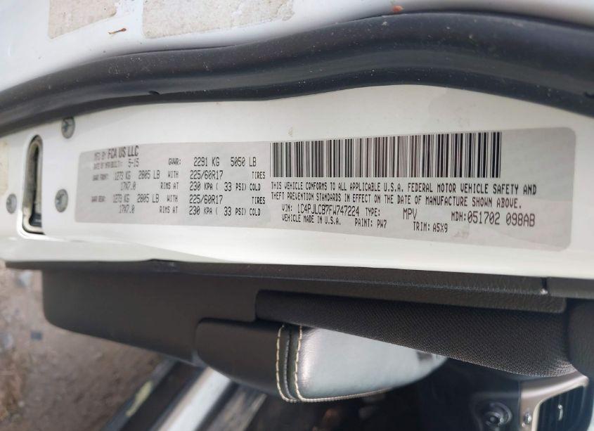 Photo 9 of 2015 Jeep Cherokee LATITUDE (VIN 1C4PJLCB7FW747224)