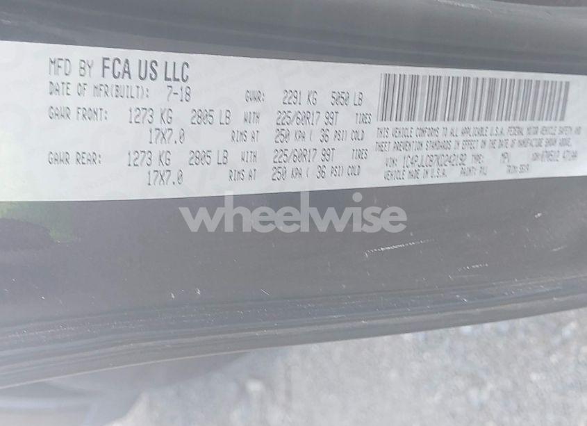 Photo 9 of 2019 Jeep Cherokee LATITUDE FWD (VIN 1C4PJLCB7KD242192)