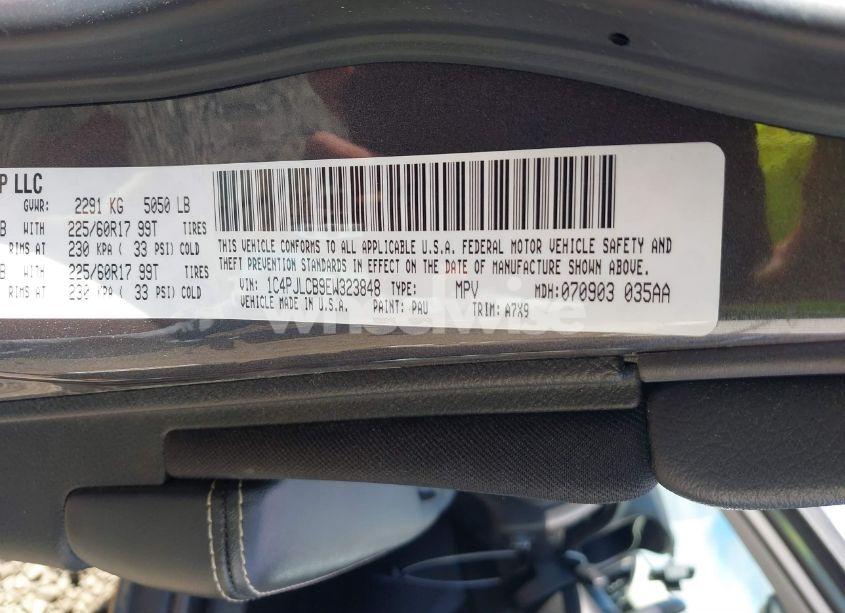 Photo 9 of 2014 Jeep Cherokee LATITUDE (VIN 1C4PJLCB9EW323848)